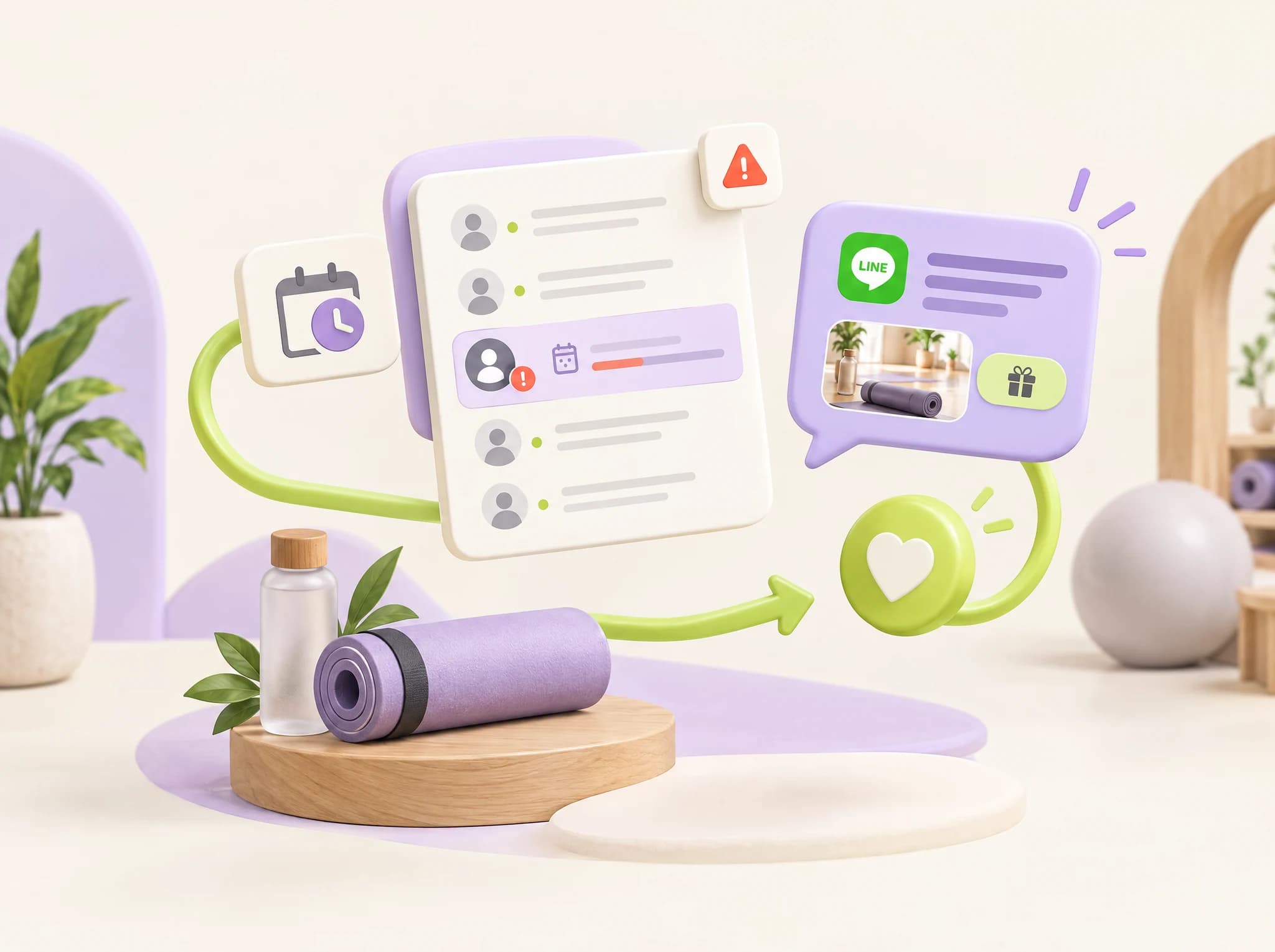 Concept illustration: Churn Prevention Automation