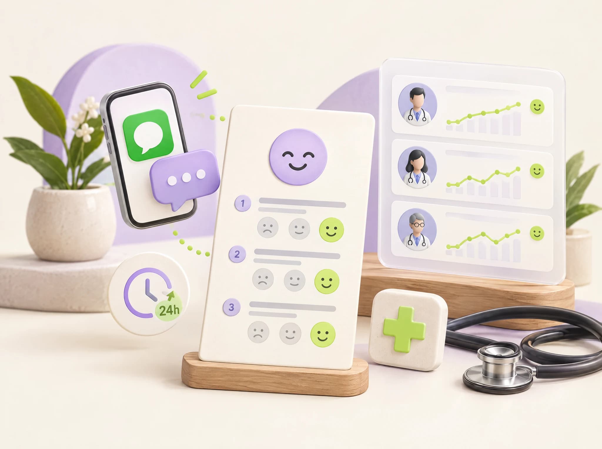 Concept illustration: Patient Satisfaction Tracking