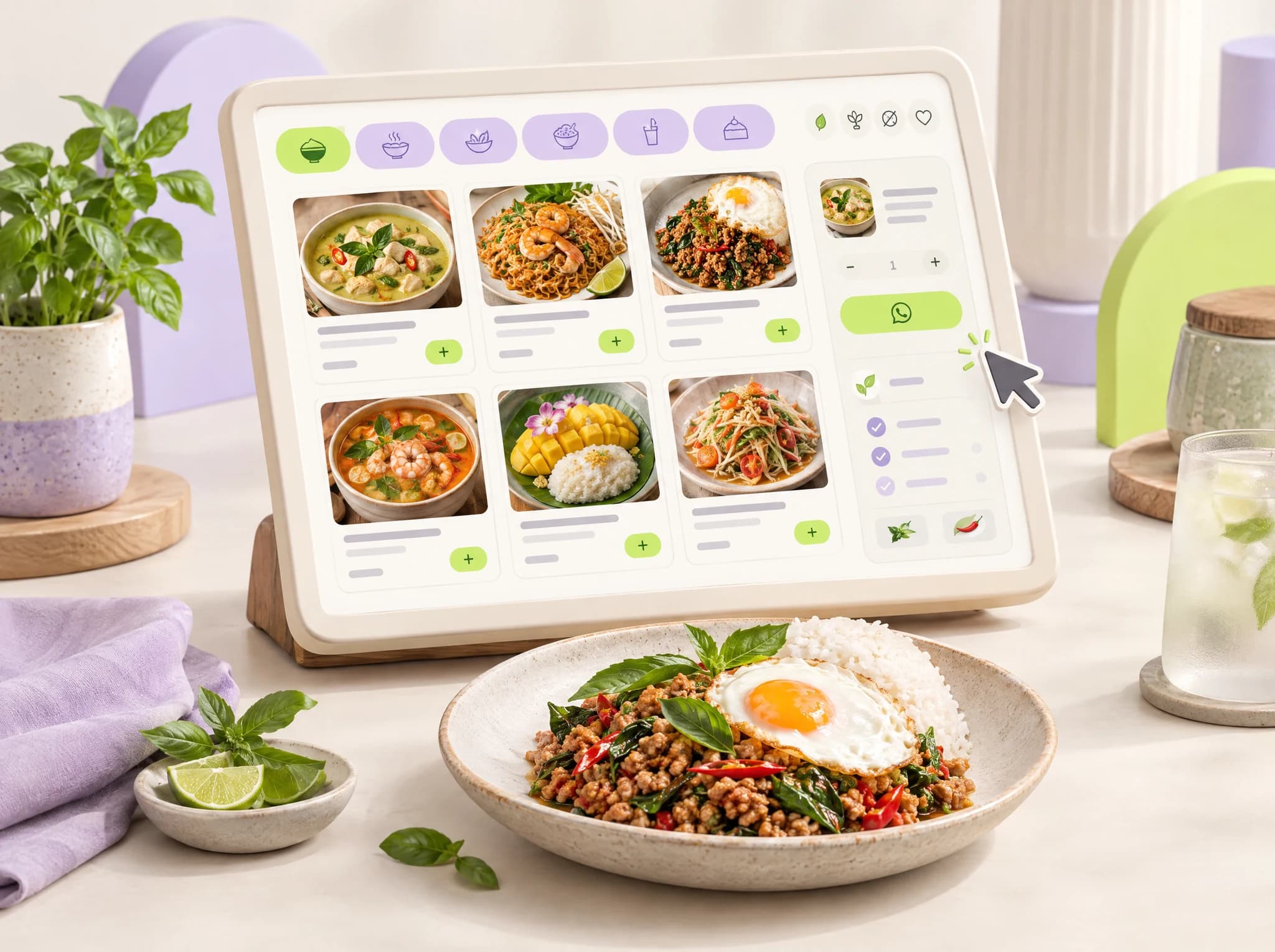 Concept illustration: A Website as Unique as Your Café
