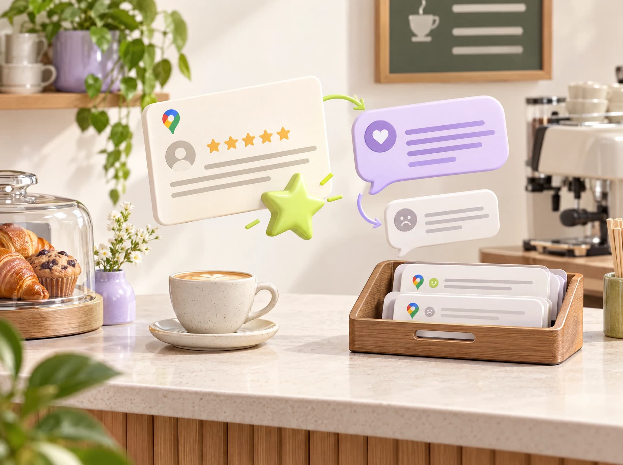 Concept illustration: Google Review Management