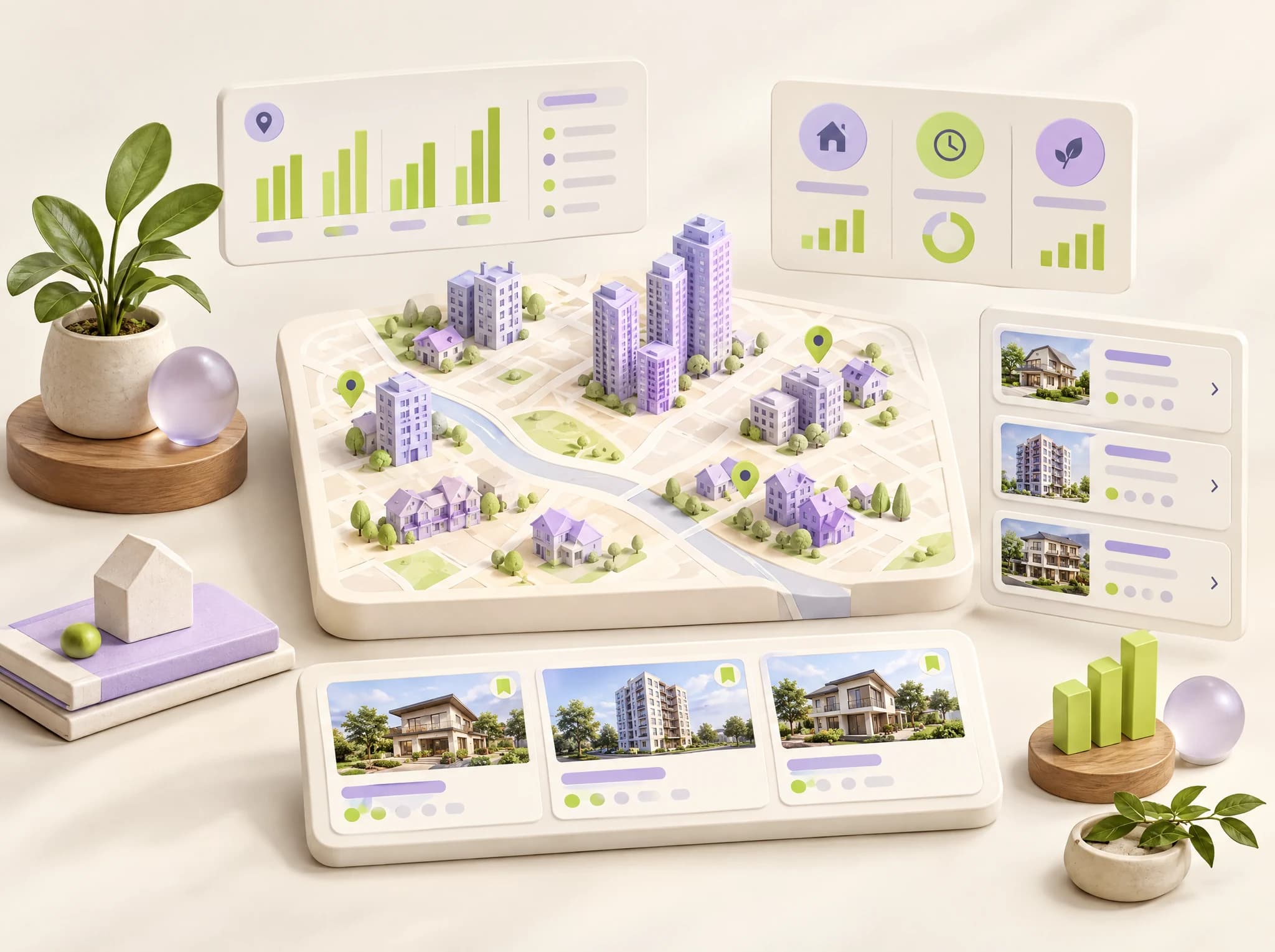 Concept illustration: Local Market Dashboard
