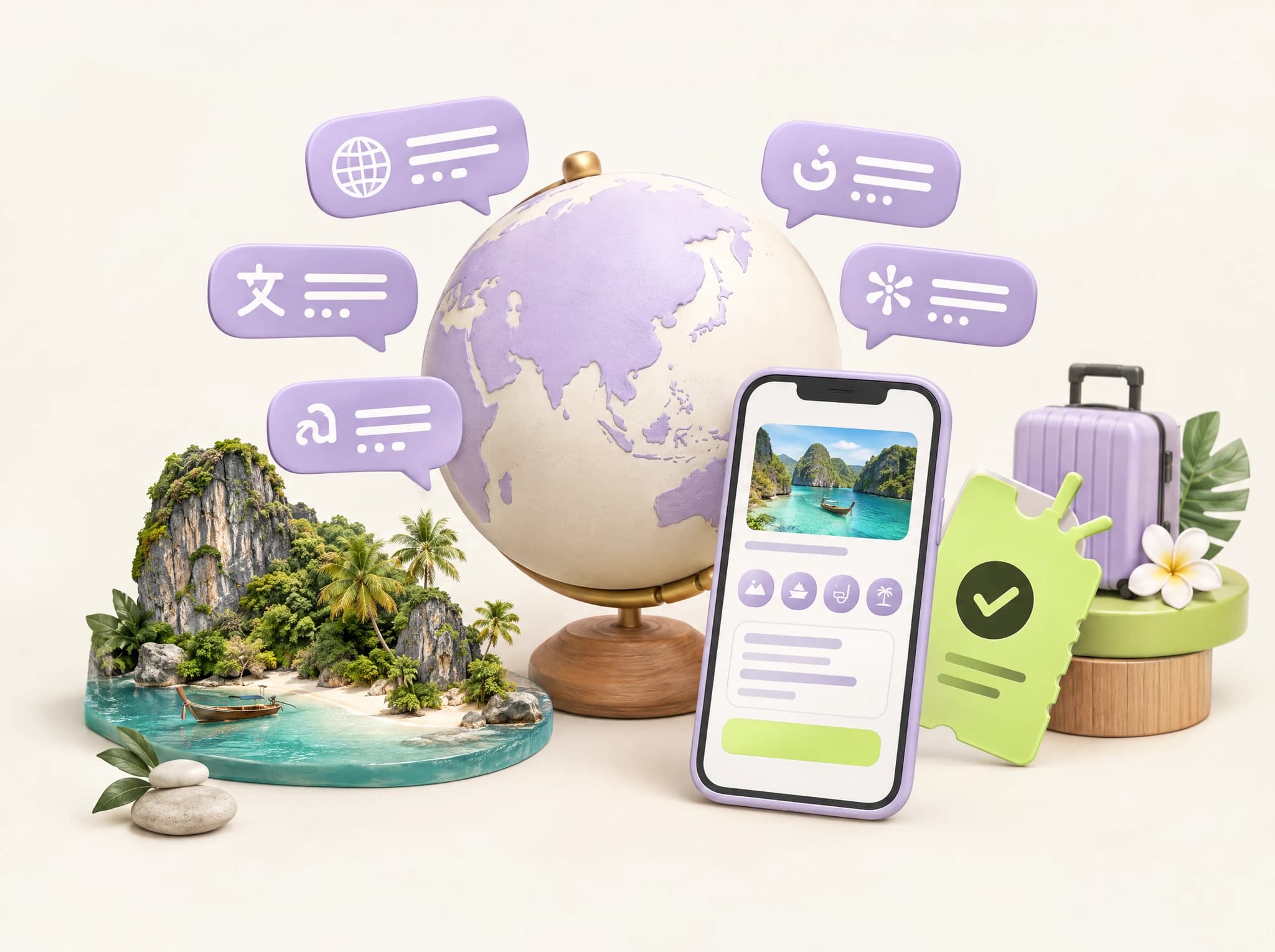 Concept illustration: Multilingual Booking