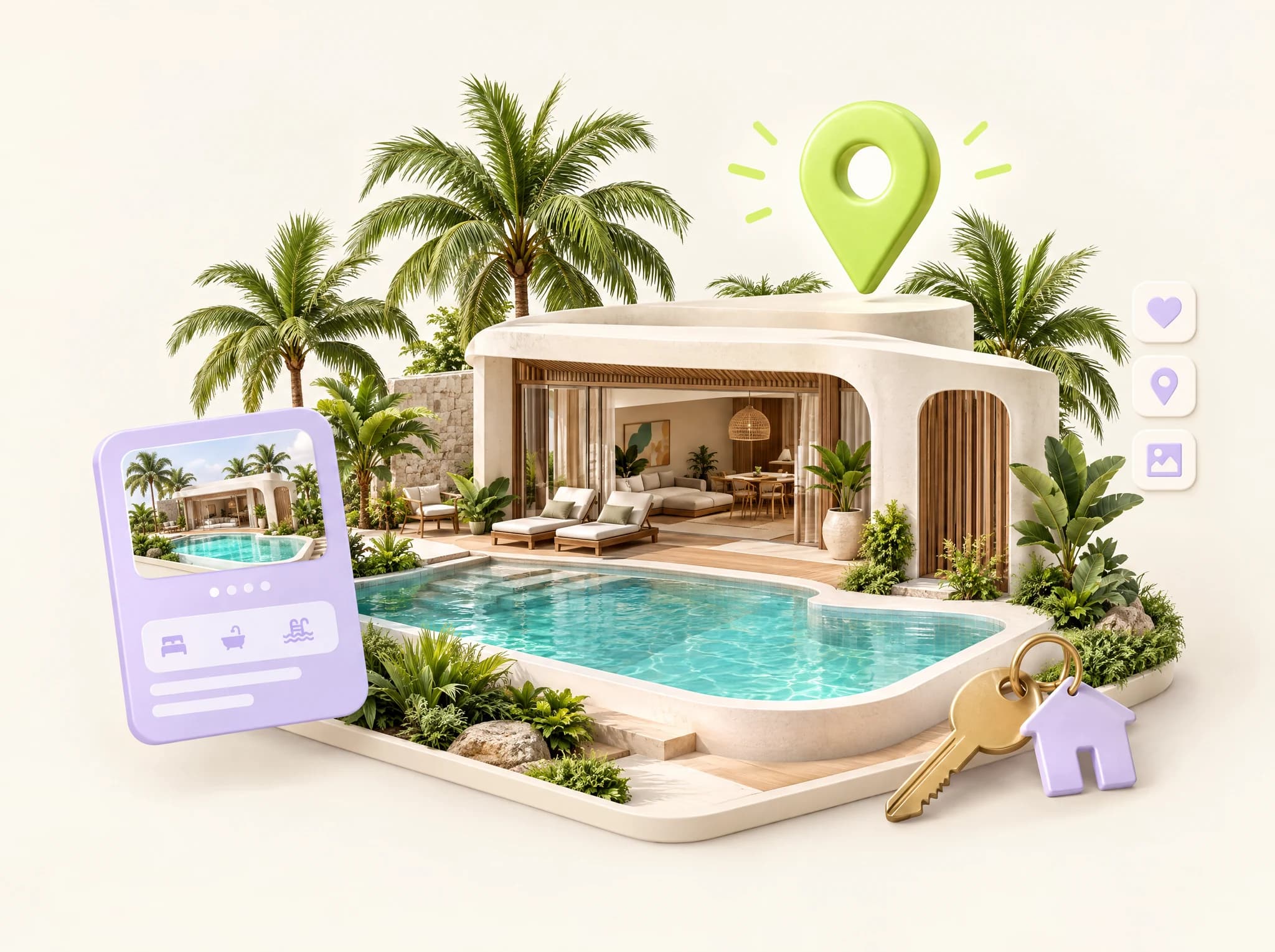 Concept illustration: Real Estate Agent Website