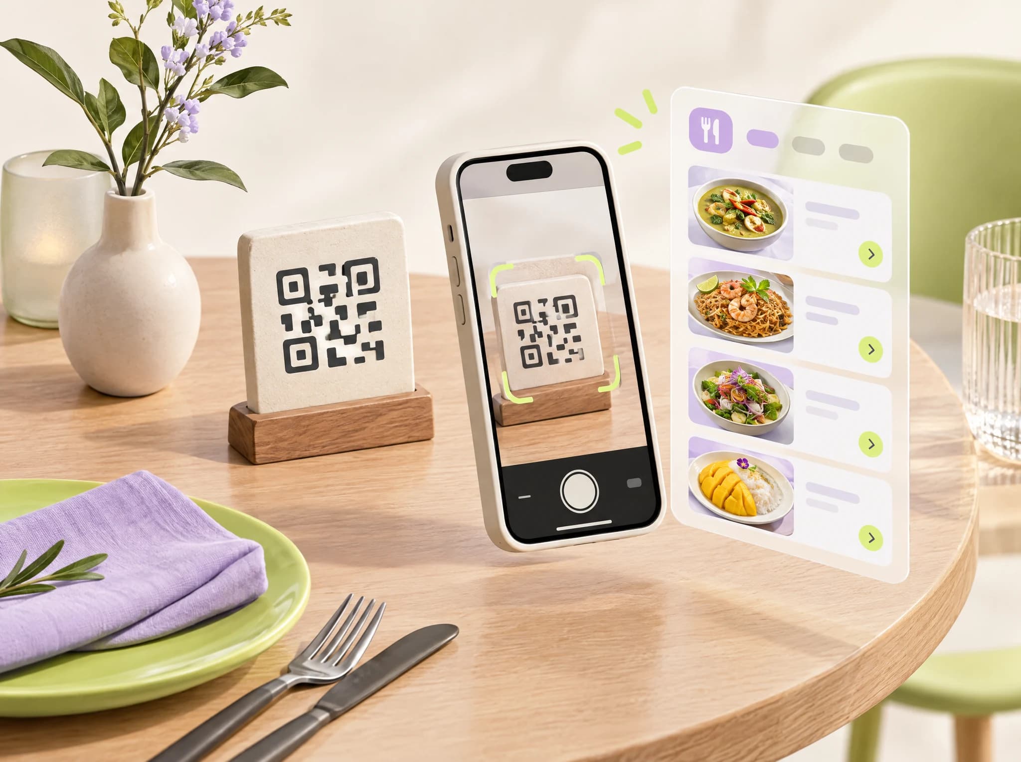 Concept illustration: Digital Menus Made Simple