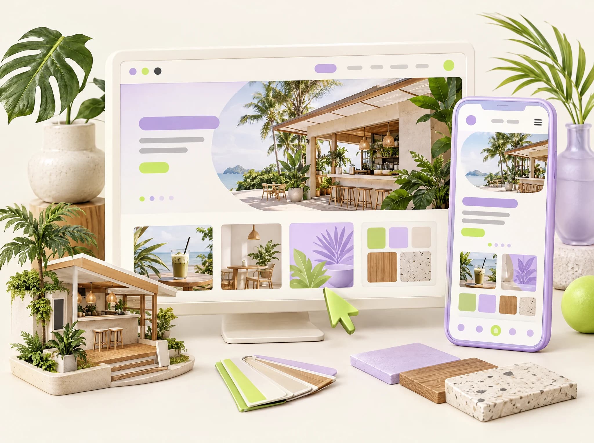 Concept illustration: custom responsive websites
